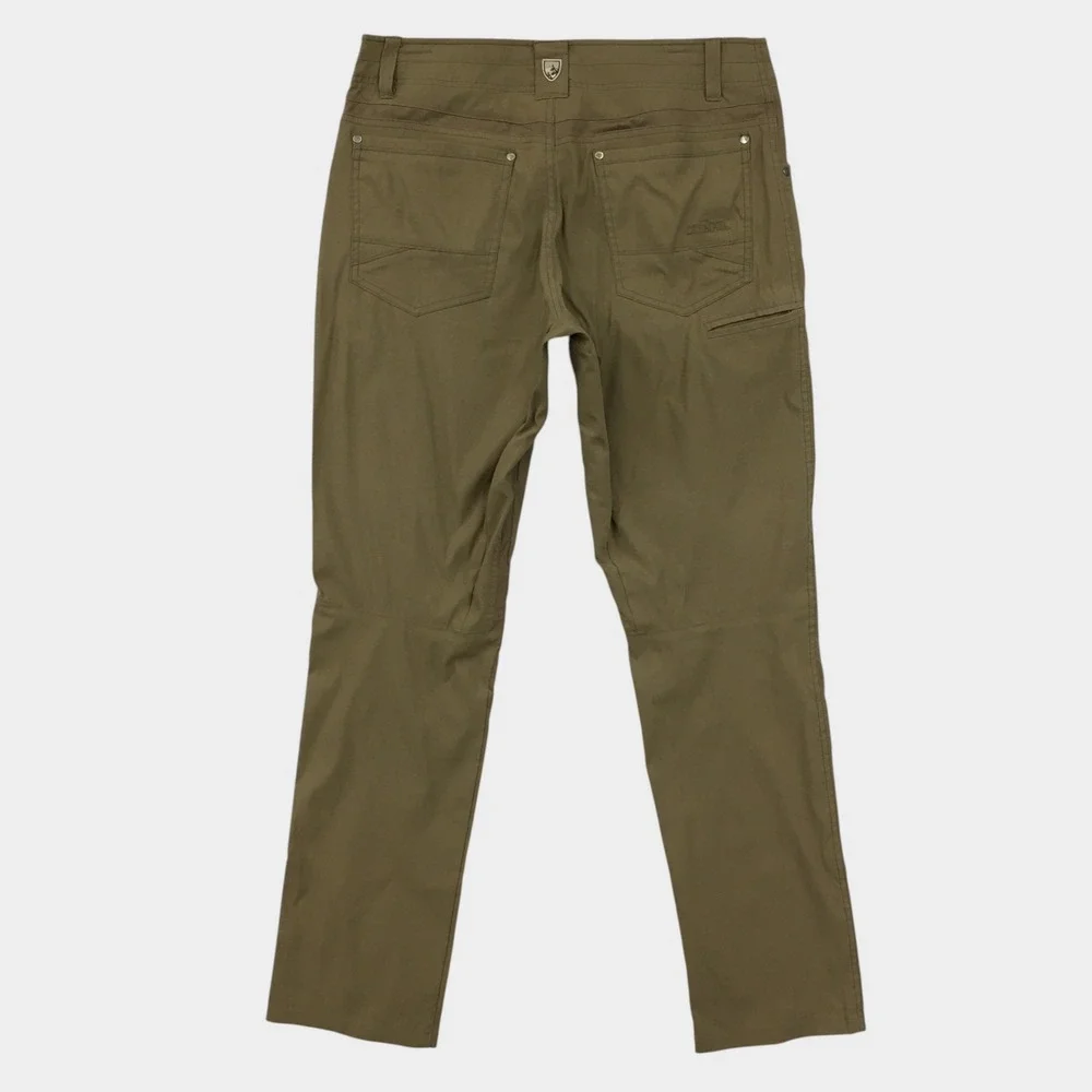 KUHL Renegade Aktion Pants Mens 32x32 Brown Outdoor Hiking Lightweight Trousers